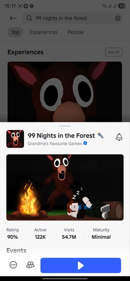 99 Nights in the Forest Script